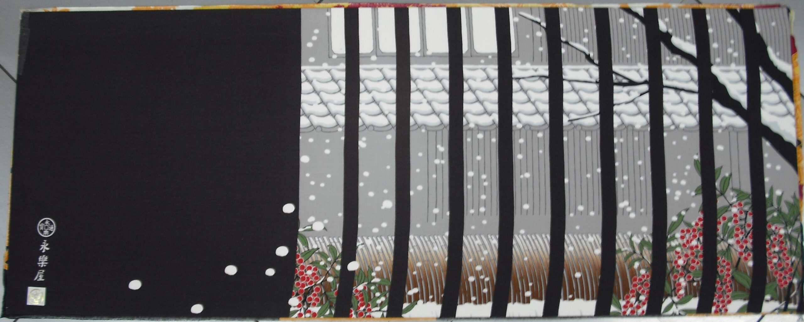 今月の手拭い額